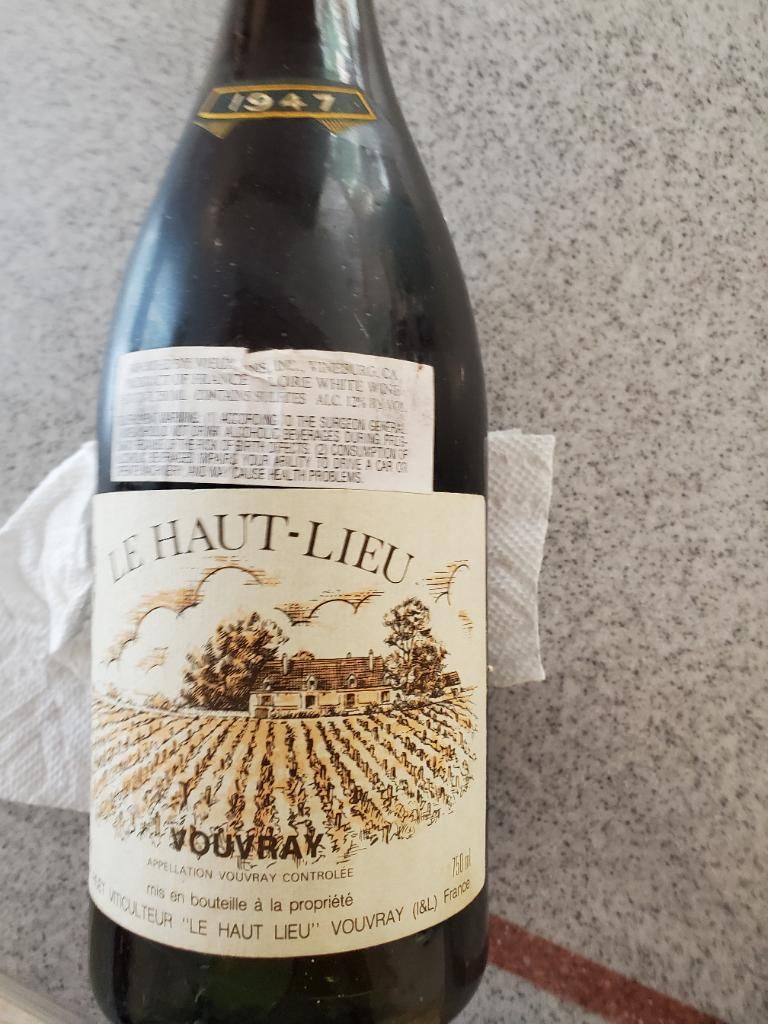 1947 Domaine Huet Vouvray Moelleux Le Haut-Lieu - CellarTracker