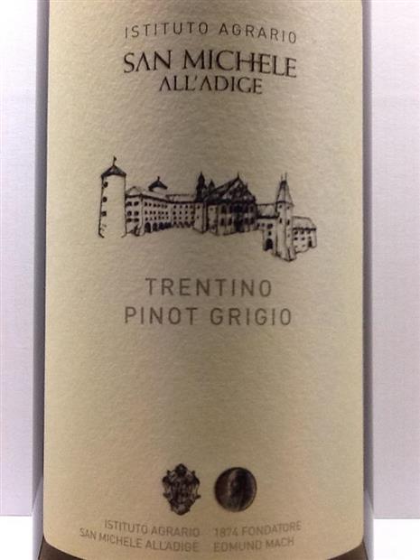 2016 Istituto Agrario San Michele All Adige Pinot Grigio Trentino