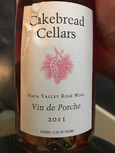 2011 Cakebread Cellars Vin de Porche, USA, California, Napa Valley ...