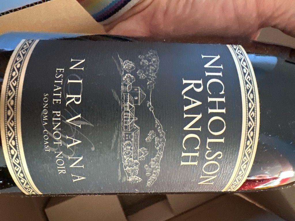 Nicholson Ranch Wine 2020 Nicholson Ranch Pinot Noir Nirvana, USA, California, Sonoma County ...