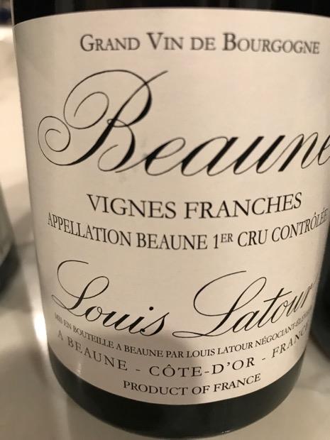 Louis LatourBeaune VIGNES FRANCHES　2003年 1976 Louis Latour Beaune 1er Cru Vignes Franches - CellarTracker