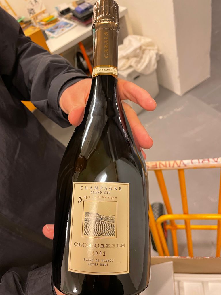 2003 Claude Cazals Champagne Grand Cru Blanc de Blancs Clos Cazals