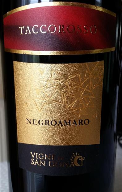 2016 Paolo Leo Taccorosso Puglia IGT, Italy, Puglia, Puglia IGT -  CellarTracker
