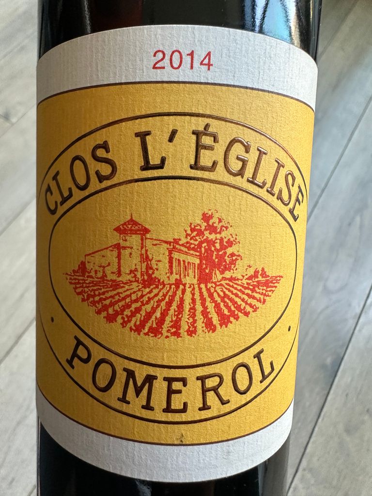 2018 Clos l'Église (Pomerol) - CellarTracker