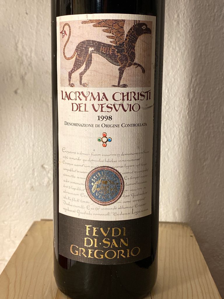 2002 Feudi di San Gregorio Lacryma Christi del Vesuvio Rosso 