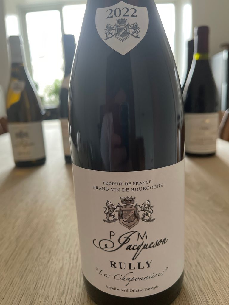 2022 Paul et Marie Jacqueson Rully Les Chaponnières, France, Burgundy ...