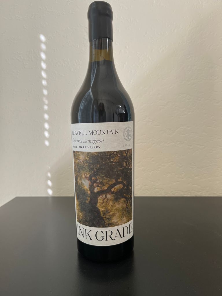 2018 Ink Grade Estate Cabernet Sauvignon - CellarTracker