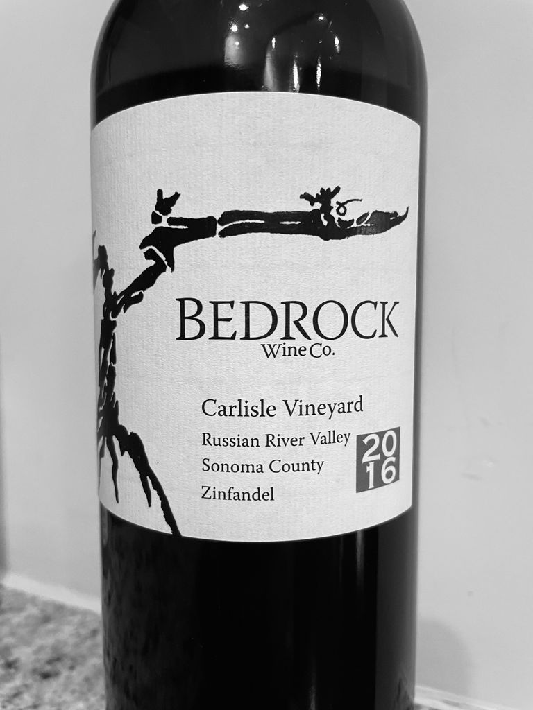 2016 Bedrock Wine Co. Zinfandel Carlisle Vineyard
