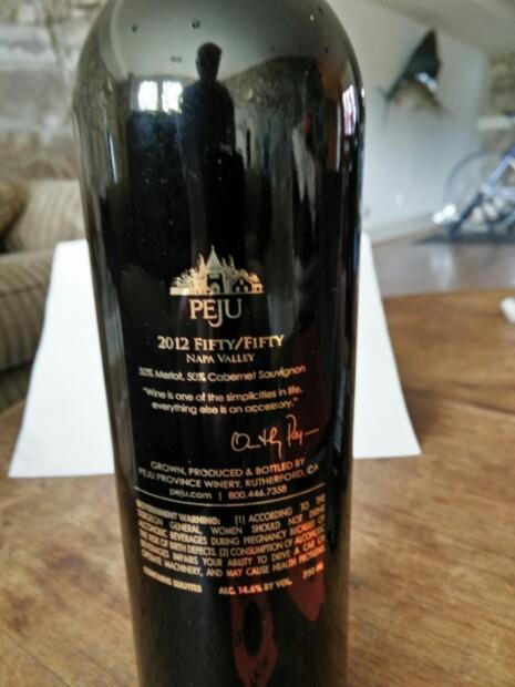 Fifty/Fifty 2012 赤ワイン ナパバレー 2012 Peju Province Winery Fifty/Fifty - CellarTracker