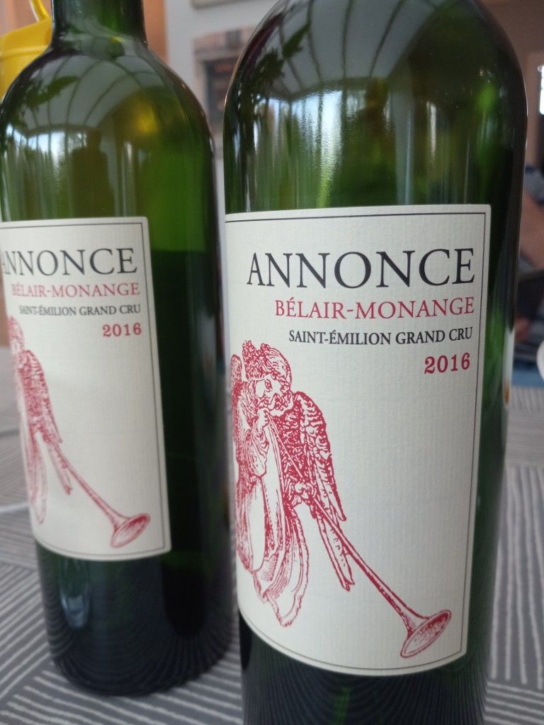 2016 Château Belair-Monange Annonce de Bélair-Monange