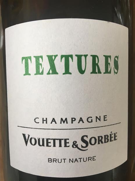 N.V. Vouette et Sorbée Champagne Textures - CellarTracker