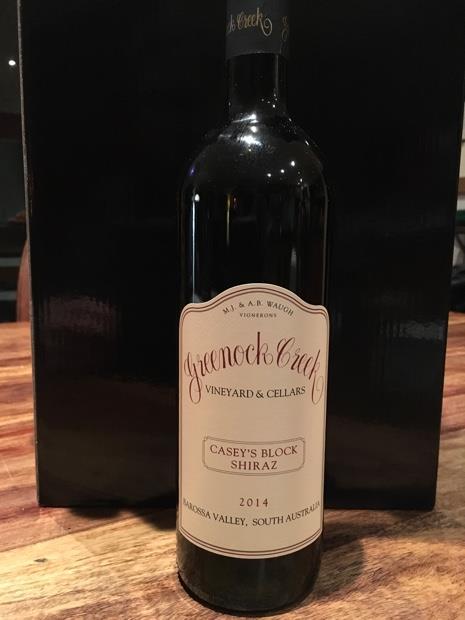 2015 Greenock Creek Shiraz Casey's Block - CellarTracker
