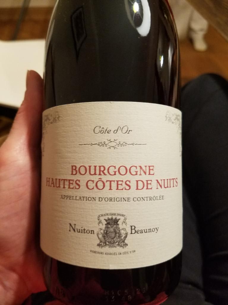 2019 Nuiton-Beaunoy Bourgogne Hautes-Côtes De Nuits, France, Burgundy ...