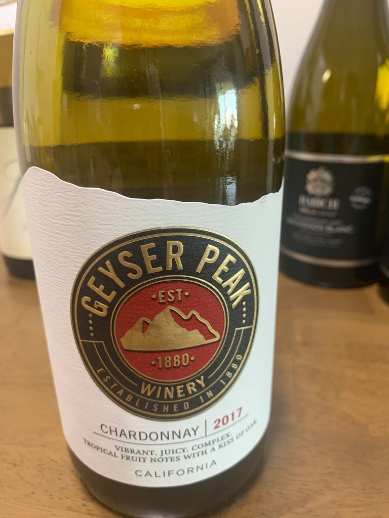 2017 Geyser Peak Chardonnay, USA, California, Sonoma County - CellarTracker