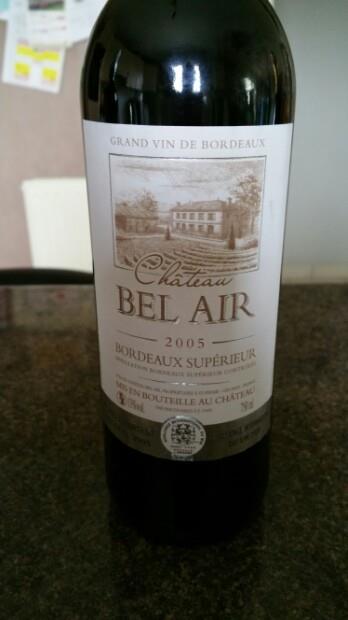 希少 CHATEAU BEL-AIR 2005 赤ワイン 2005 Château Bel-Air Bordeaux Supérieur - CellarTracker