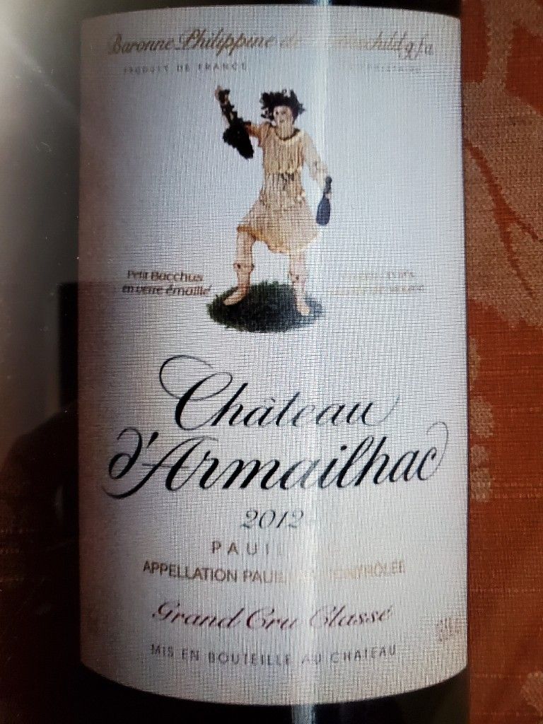 2012 Château d'Armailhac - CellarTracker