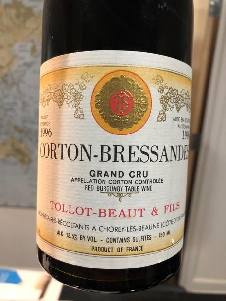 1996 Domaine Tollot-Beaut Corton-Bressandes - CellarTracker 