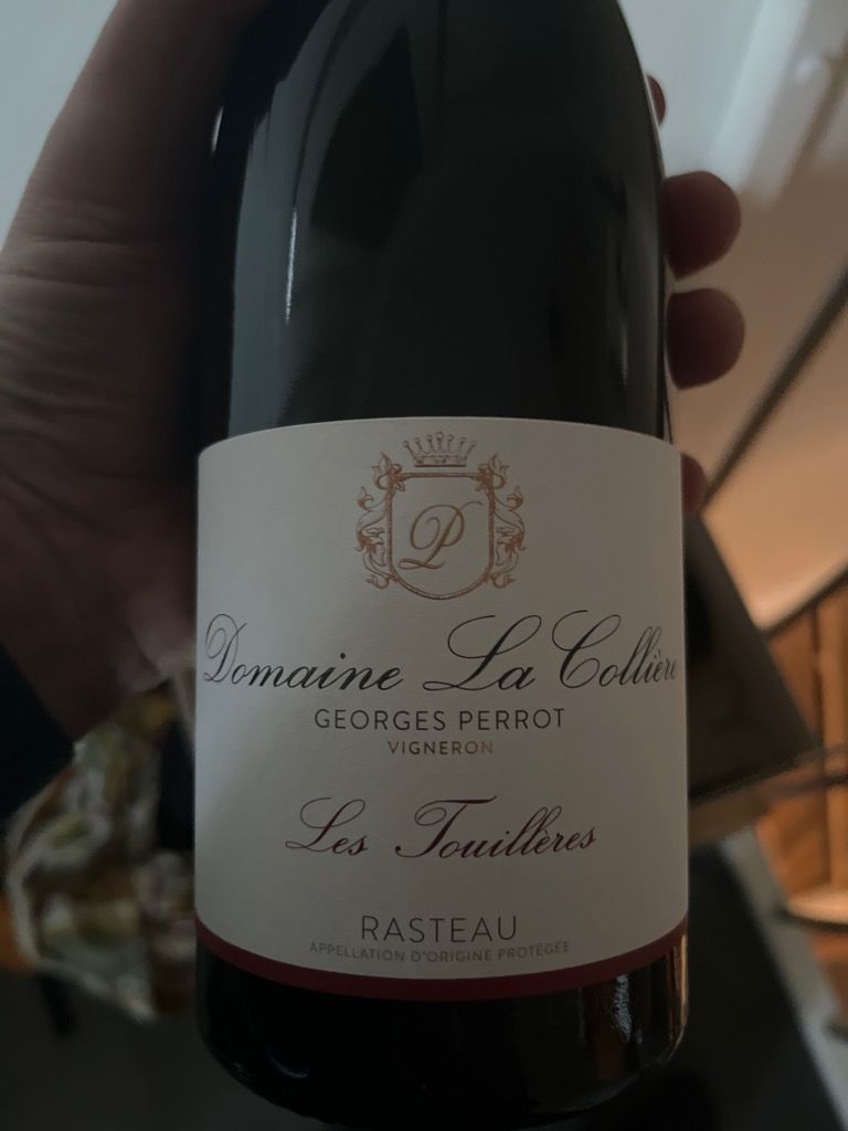 2021 Domaine La Colliere Rasteau Les Touillères, France, Rhône ...