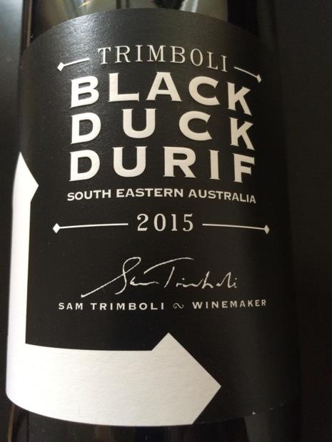 Black Durif Duck CellarTracker 2015 -