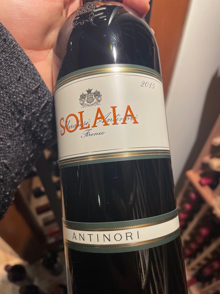 2016 Antinori Solaia - CellarTracker