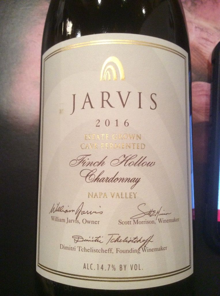 2016 Jarvis (California) Winery Chardonnay Finch Hollow Vineyard, USA