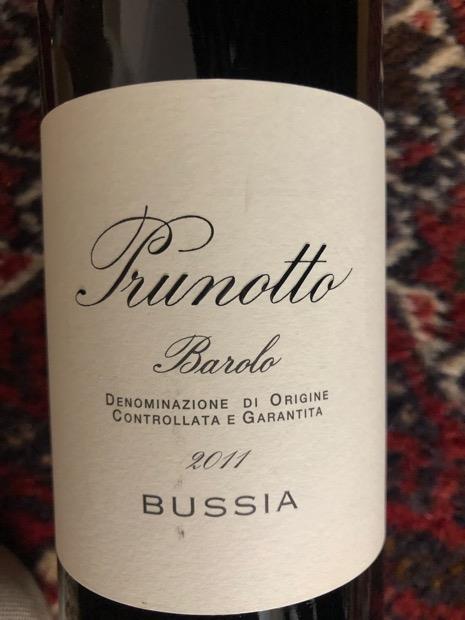 2019 Prunotto Barolo Bussia - CellarTracker