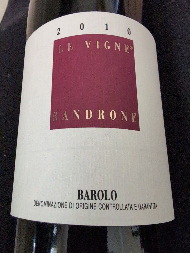 2012 Luciano Sandrone Barolo Le Vigne - CellarTracker