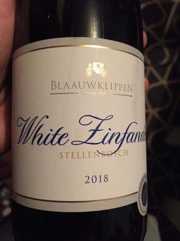 2018 Blaauwklippen White Zinfandel, South Africa, Coastal Region