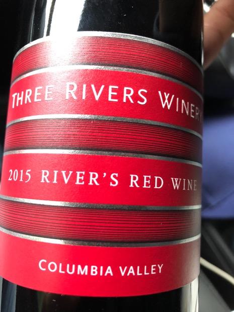 2015 Three Rivers Winery River's Red, USA, Washington, Columbia Valley ...