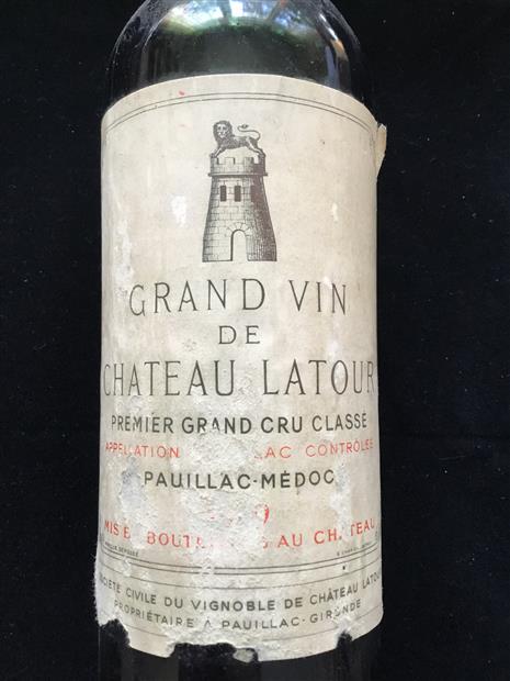 1959 Château Latour Grand Vin - CellarTracker