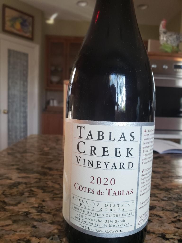 2020 Tablas Creek Côtes de Tablas, USA, California, Central Coast, Paso