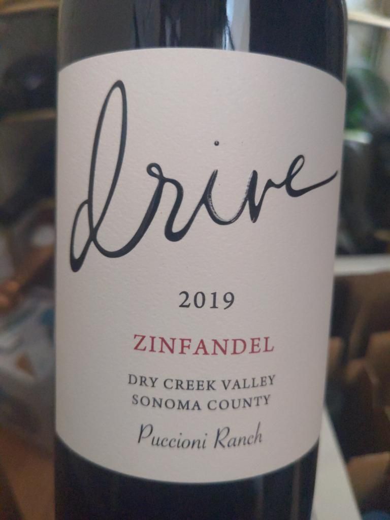 2019 Drive Zinfandel Puccioni Vineyard, USA, California, Sonoma County
