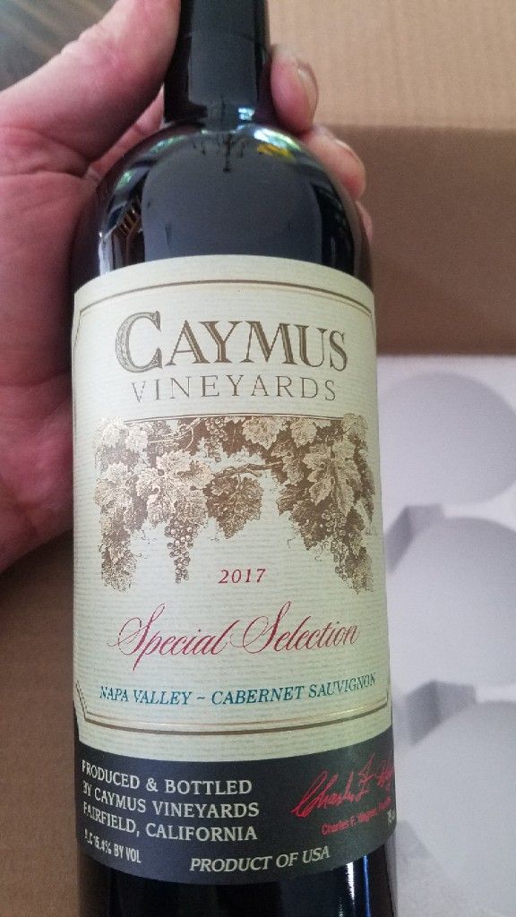 2020 Caymus Cabernet Sauvignon Special Selection - CellarTracker