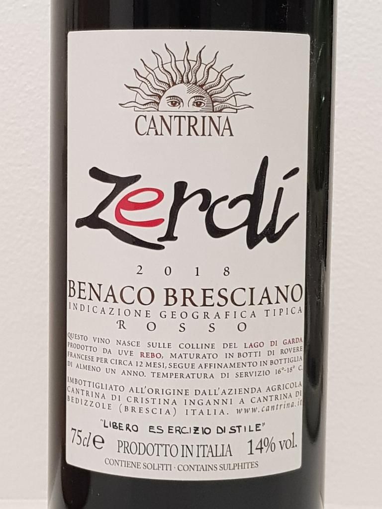 2015 Cantrina Zerdi Benaco Bresciano IGT - CellarTracker