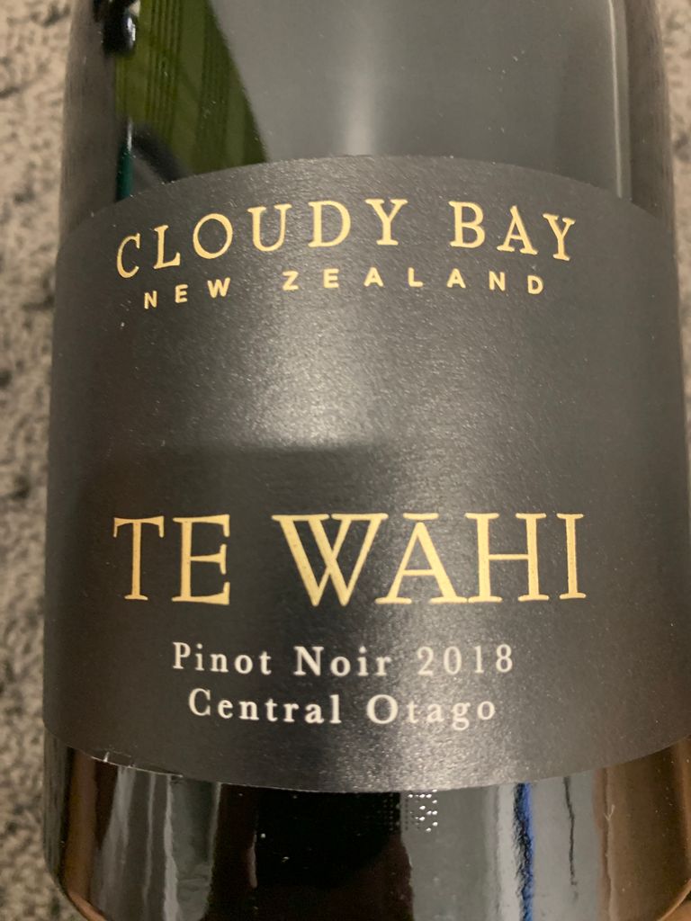 Cloudy Bay Te Wahi Pinot Noir Central Otago 2018