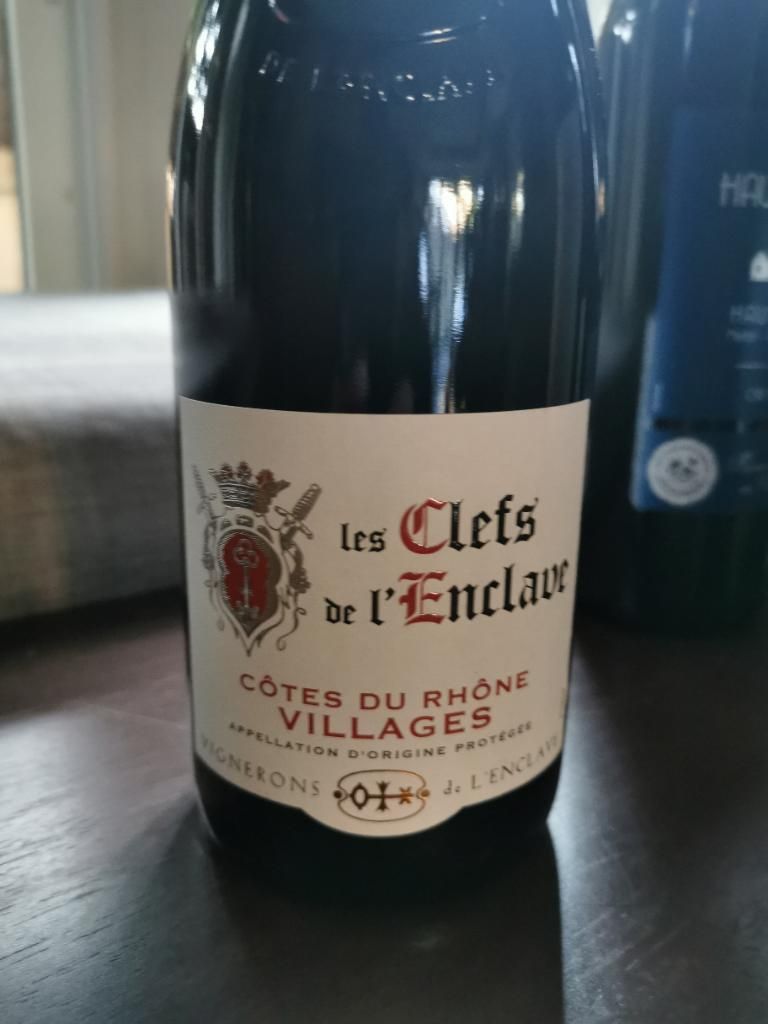 2020 Les Vignerons de l'Enclave Côtes du Rhône Les Clefs de l'Enclave ...