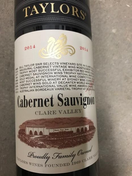 2014 Taylors Cabernet Sauvignon Clare Valley - CellarTracker