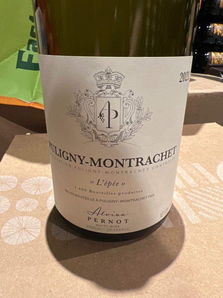 2019 Alvina Pernot Puligny-Montrachet Vieilles Vignes - CellarTracker