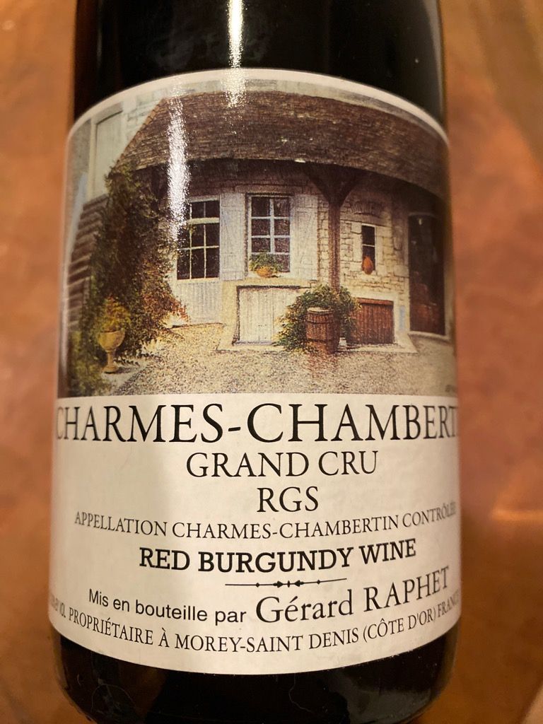 2024 Gérard Raphet Charmes-Chambertin - CellarTracker