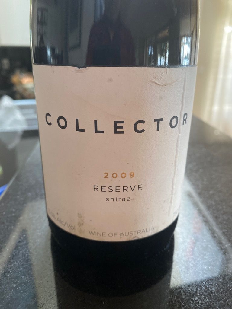 2009 Collector Wines Shiraz Reserve, Australia, New South Wales, Southern New South Wales