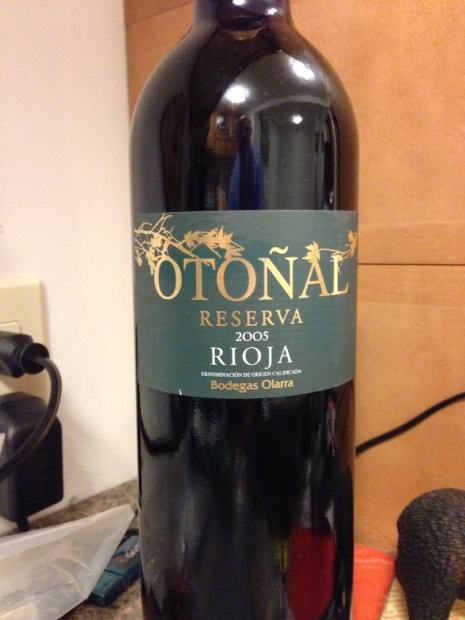 2005 Bodegas Olarra Rioja Otoñal Reserva, Spain, La Rioja, La Rioja ...