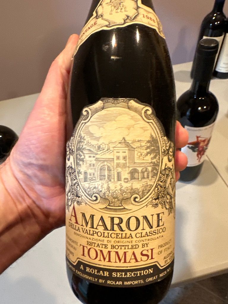 1988 Tommasi Amarone della Valpolicella Classico - CellarTracker