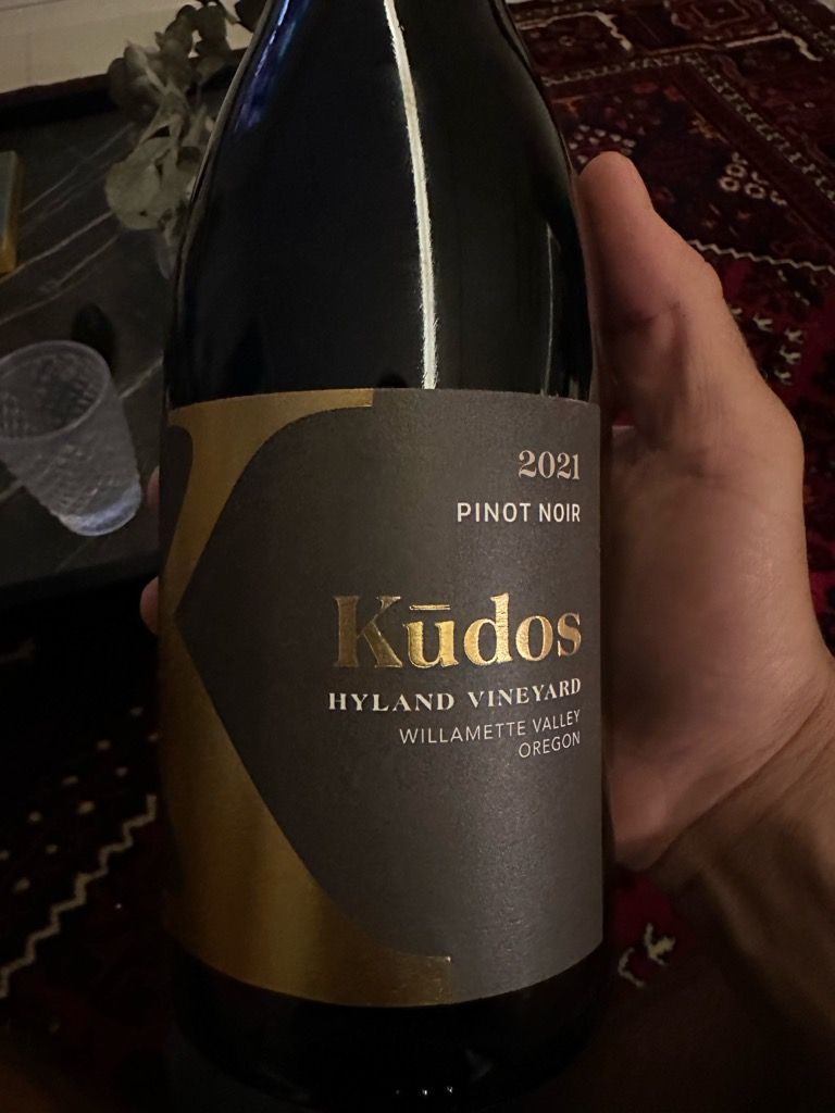 2022 NW Wine Company Pinot Noir Kudos Single Vineyard Hyland Vineyard