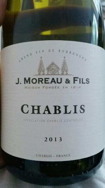 2013 J Moreau Fils Chablis France Burgundy Chablis Cellartracker