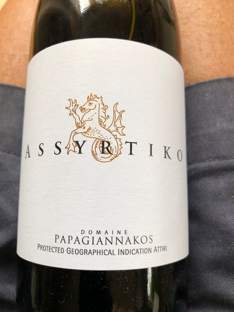 2020 Papagiannakos Assyrtiko Greece Continental Greece Attica 2020 Papagiannakos Assyrtiko Greece Continental Greece Attica