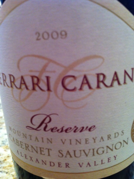 2009 Ferrari Carano Cabernet Sauvignon Reserve Mountain Vineyards