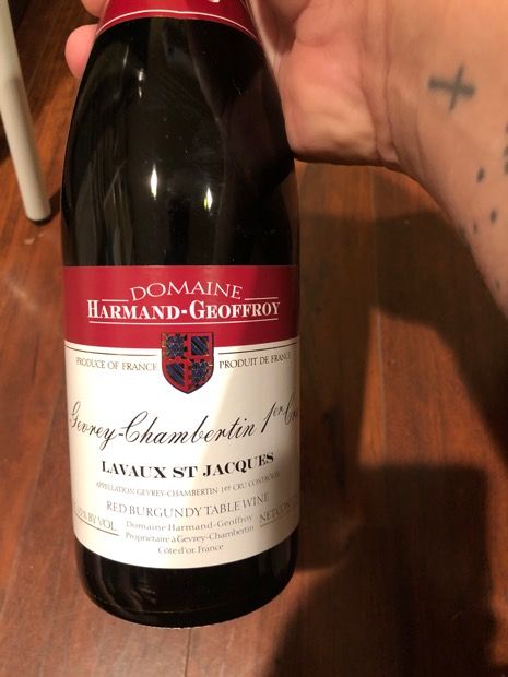 2013 Domaine Harmand-Geoffroy Gevrey-Chambertin 1er Cru Lavaux St