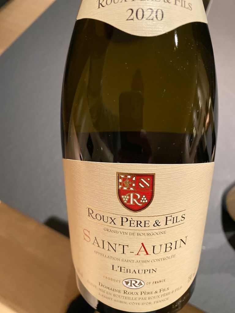 Roux P Re Fils Saint Aubin L Ebaupin France Burgundy C Te De Beaune Saint Aubin