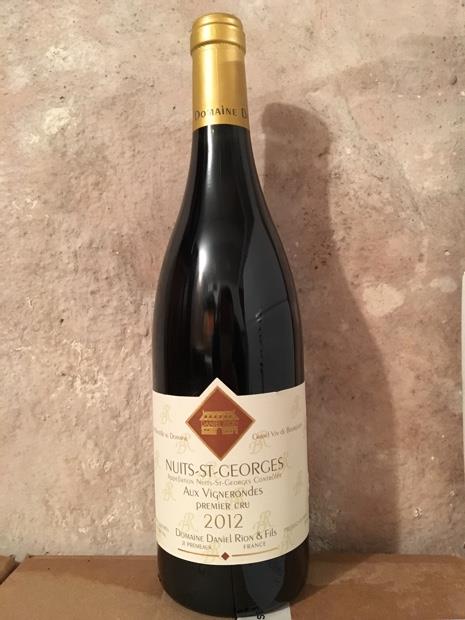 Daniel Rion Nuits Saint es 2012 2本 Daniel Rion Nuits Saint Georges 2012 2本