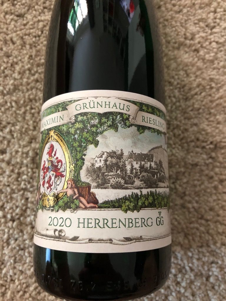 飲料・酒 Maximin Grünhaus 2020 Abtsberg GG リースリング